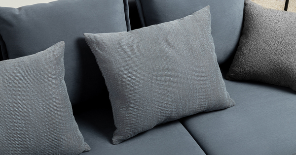 Диван-кровать прямой Дакота ТД 584 велюр Vendetta 24 синий, Riga 1598 z1 col 20 серо-голубой, Romeo 06