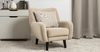 Кресло для отдыха Дакота ТК 582 велюр Vendetta 02 кремовый, Riga 1598 z1 col 6 бежевый