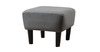 Пуф Дакота ТП 586 велюр Vendetta 11 графитовый серый