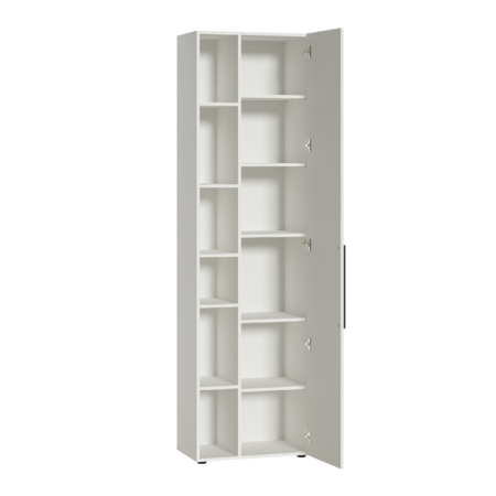 Гостиная Эйр композиция 1 белый PE шагрень, собирается на любую сторону