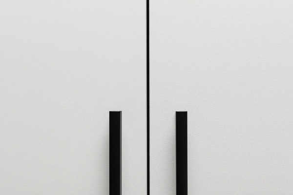 Шкаф комбинированный Эйр 13.182 белый PE шагрень