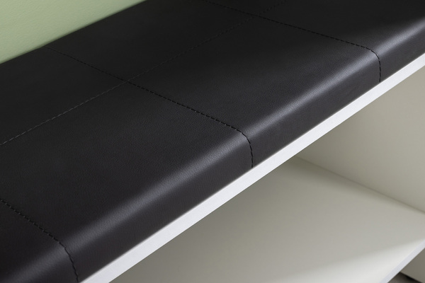 Прихожая Эйр композиция 1 белый PE шагрень, собирается на любую сторону