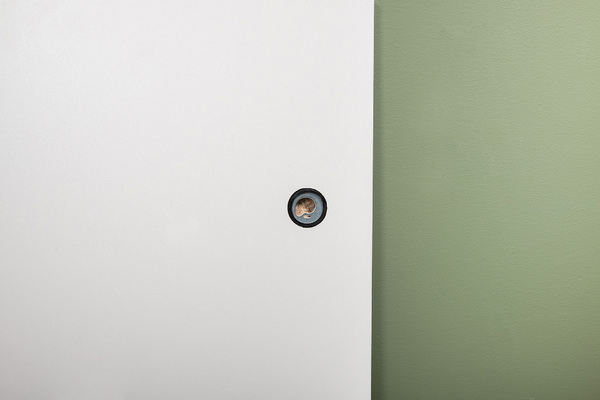 Зеркало навесное Эйр 17.13 белый РЕ шагрень, вертикальное и горизонтальное навешивание