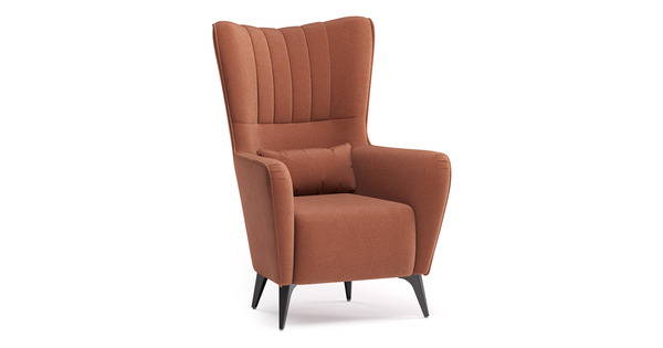 Кресло для отдыха Феличе ТК 527 велюр Велутто 55 терракотовый
