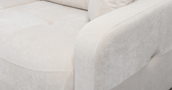 Диван-кровать прямой Марсель ТД 703 велюр Aura 02 белый