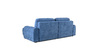Диван-кровать угловой Тэдди 1504 композиция 2, букле Pique 009 синий, модульная система, сборка на любую сторону
