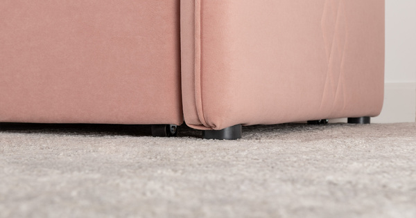 Диван-кровать прямой Юта (120) ТД 522 велюр Вивальди 27 пастельный коралловый