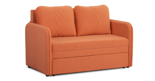 Диван-кровать прямой Юта (120) ТД 523 велюр Вивальди 31 медный