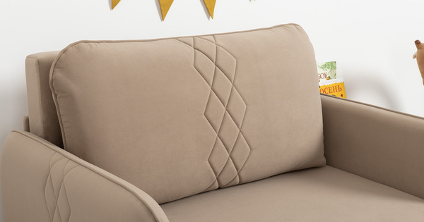 Кресло-кровать Юта (85) ТК 521 велюр Вивальди 21 латте